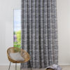 mohave grey print curtain