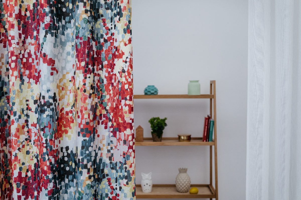 Nadine multicolor colored material