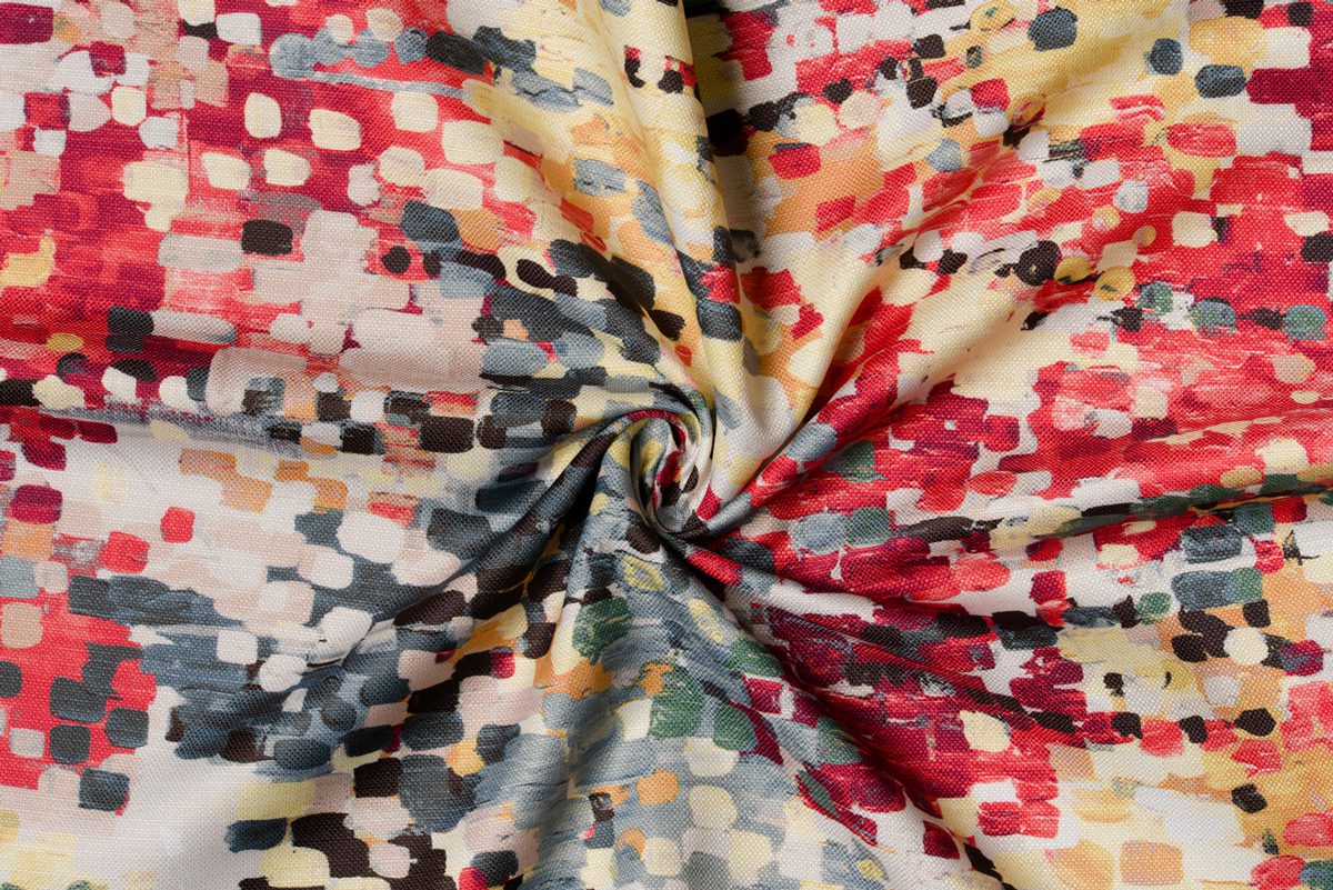 Nadine multicolor colored material