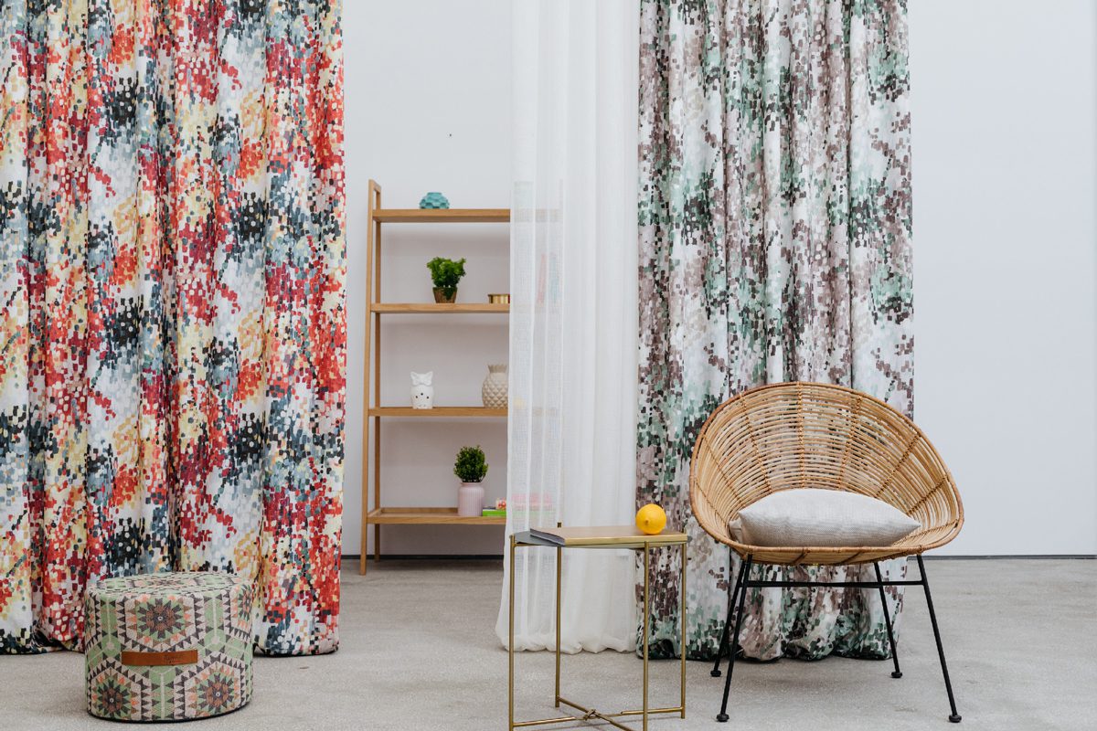 Nadine green colored material