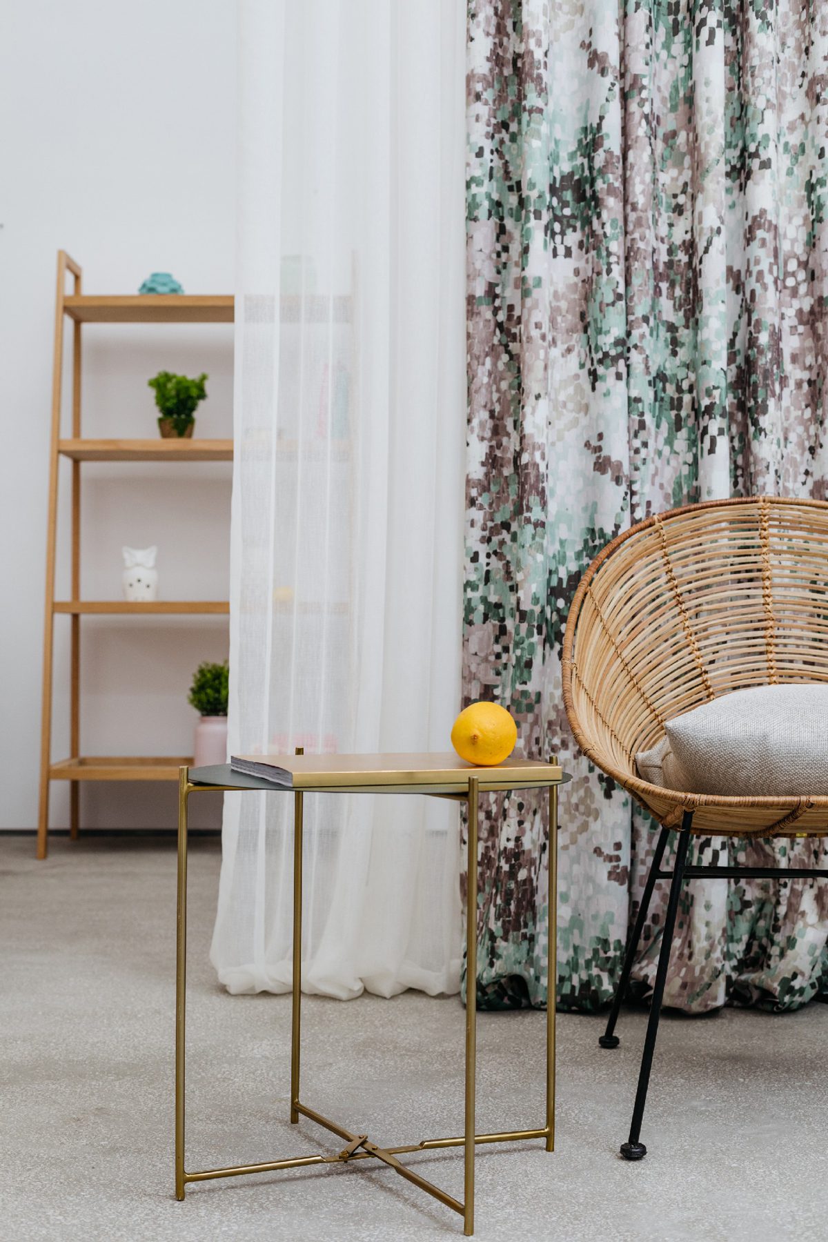 Nadine green colored material