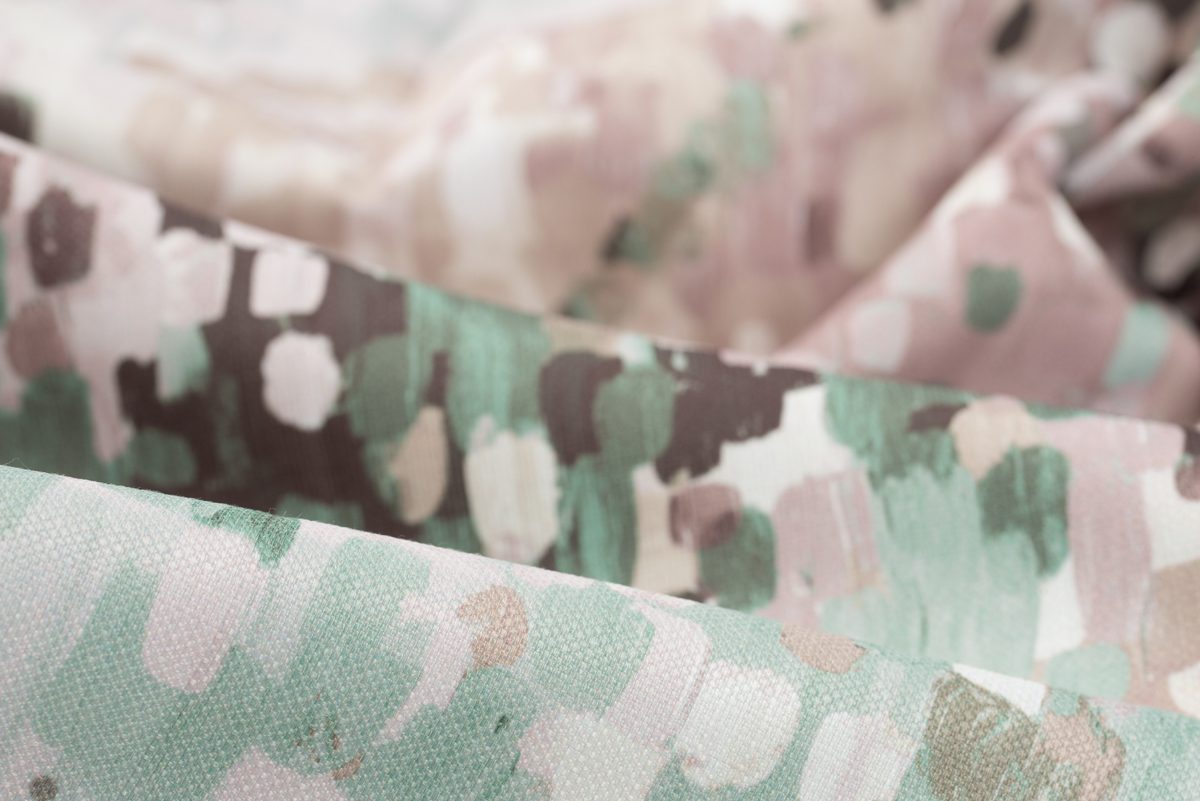 Nadine green colored material