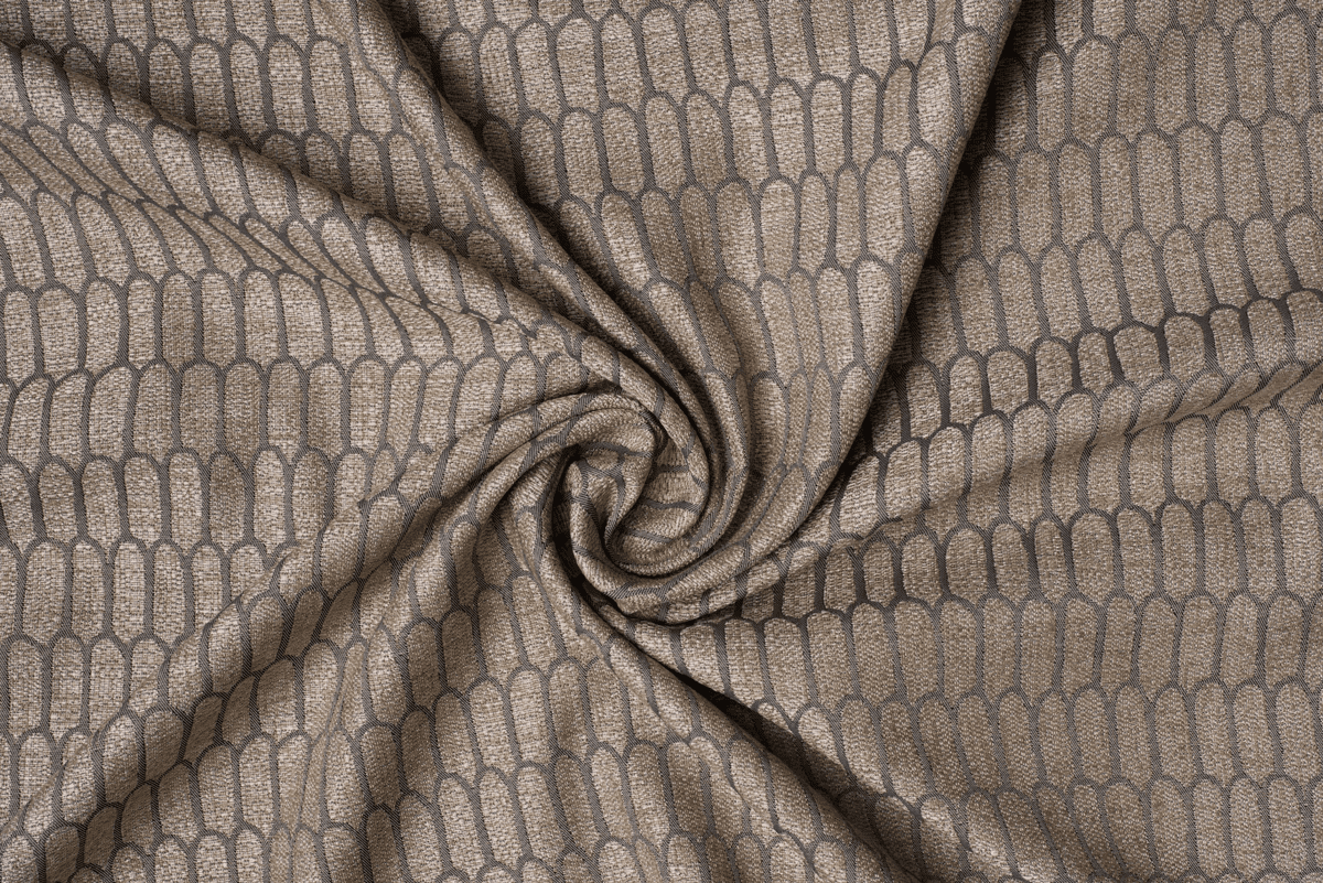 ruben beige colored material curtain