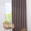 ruben beige colored material curtain
