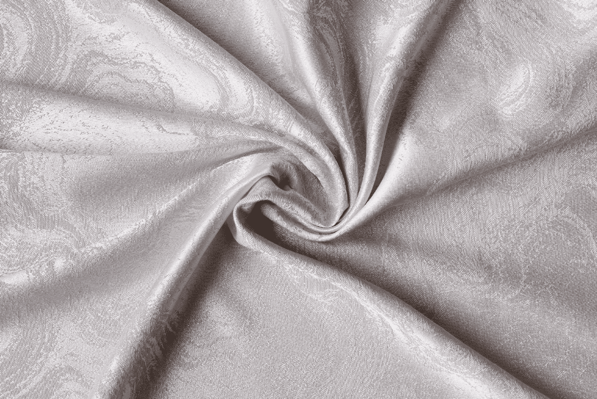 carrara grey colored material curtain