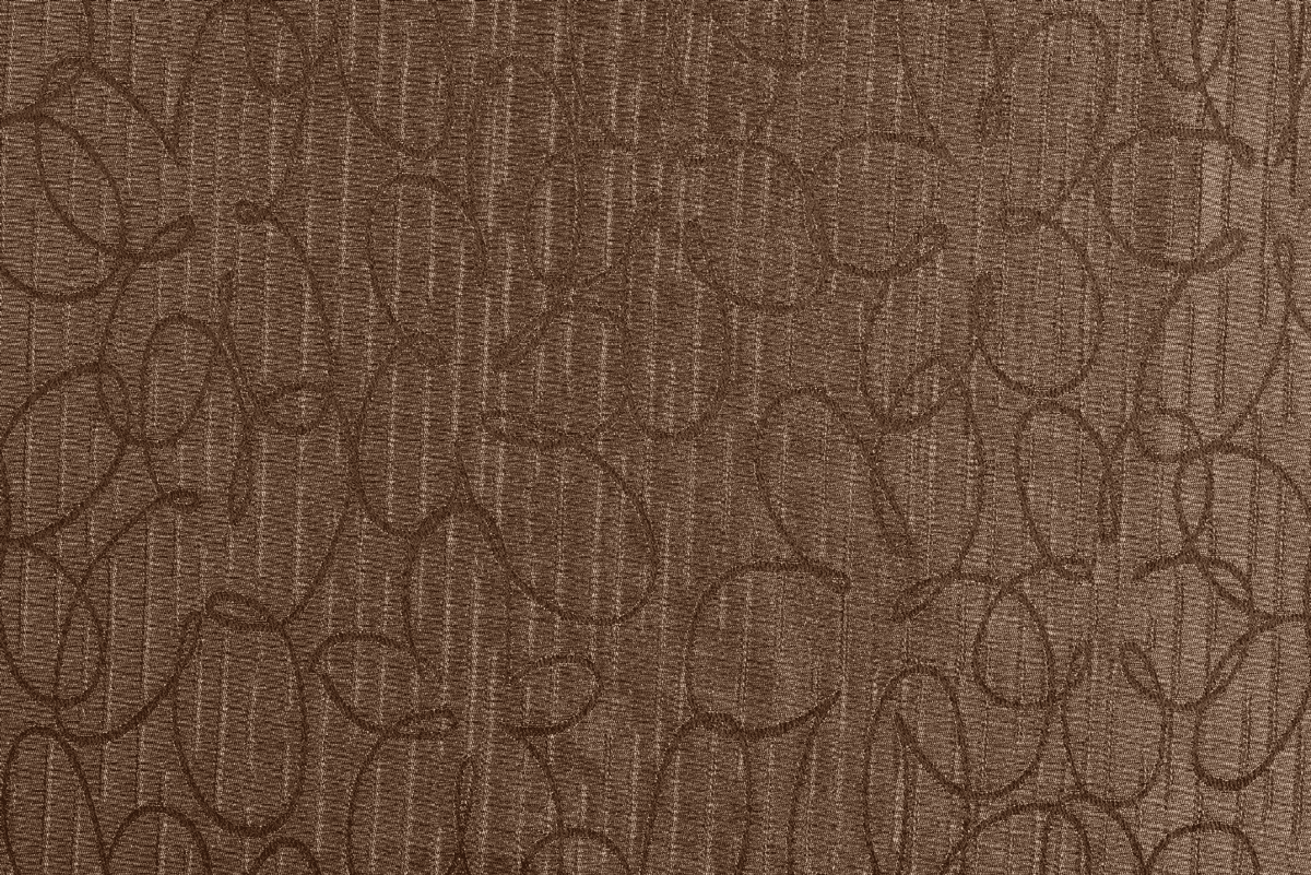 florette coffee colored material curtain