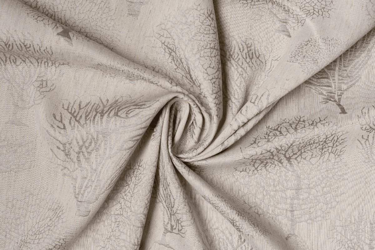 gemini beige colored material curtain