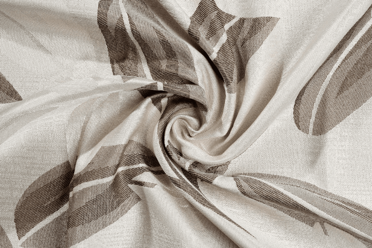 nydia beige colored material curtain