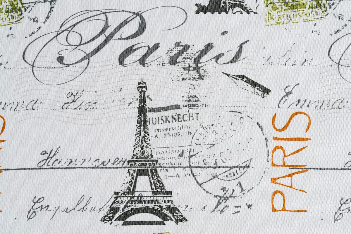 tour white colored material curtain