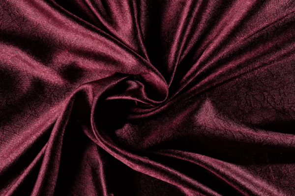 supreme dark red colored material curtain