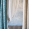 brooke beige colored material curtain