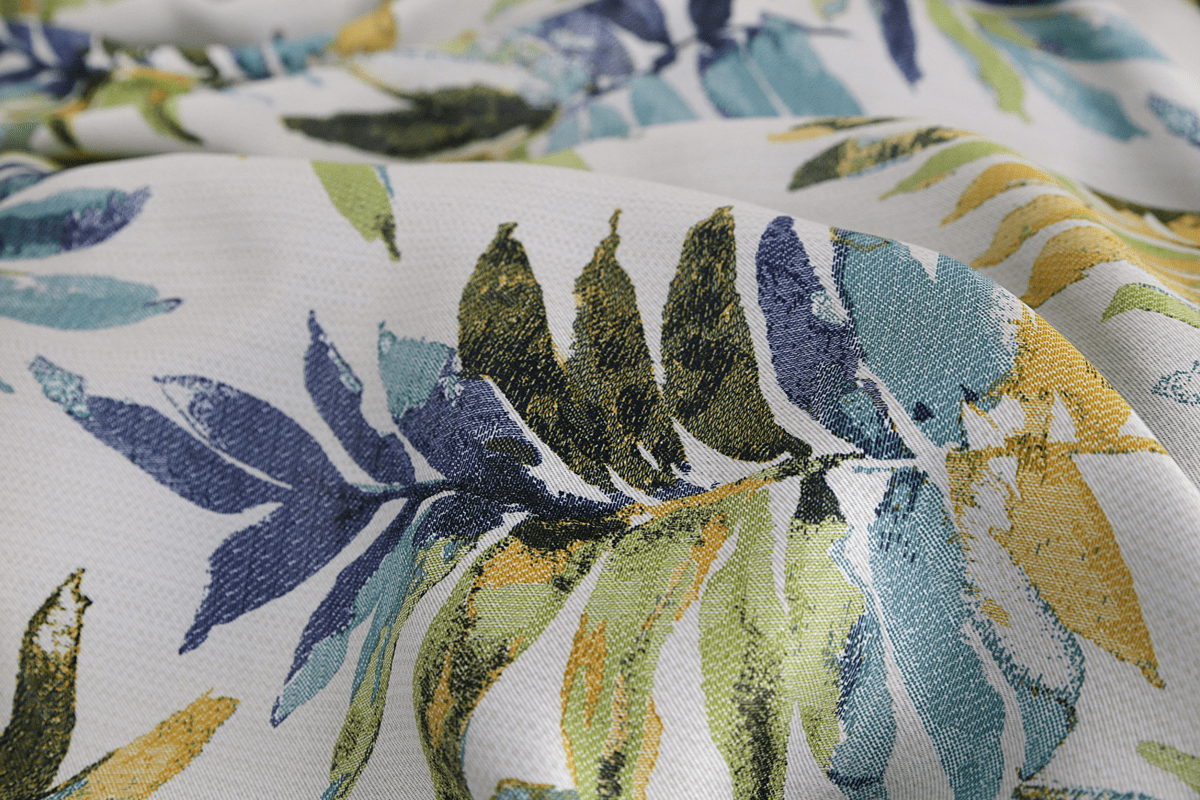 malibu white colored material curtain