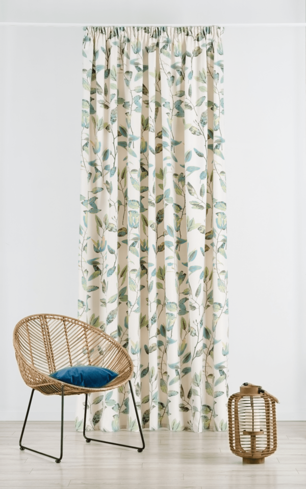 maui pink colored material curtain