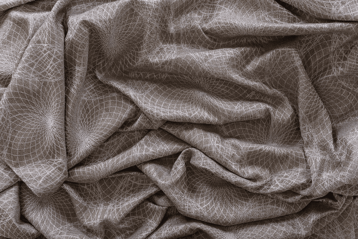 elysium beige colored material curtain