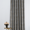 lussuria grey colored material curtain