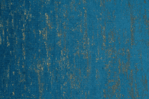 lussuria blue colored material curtain