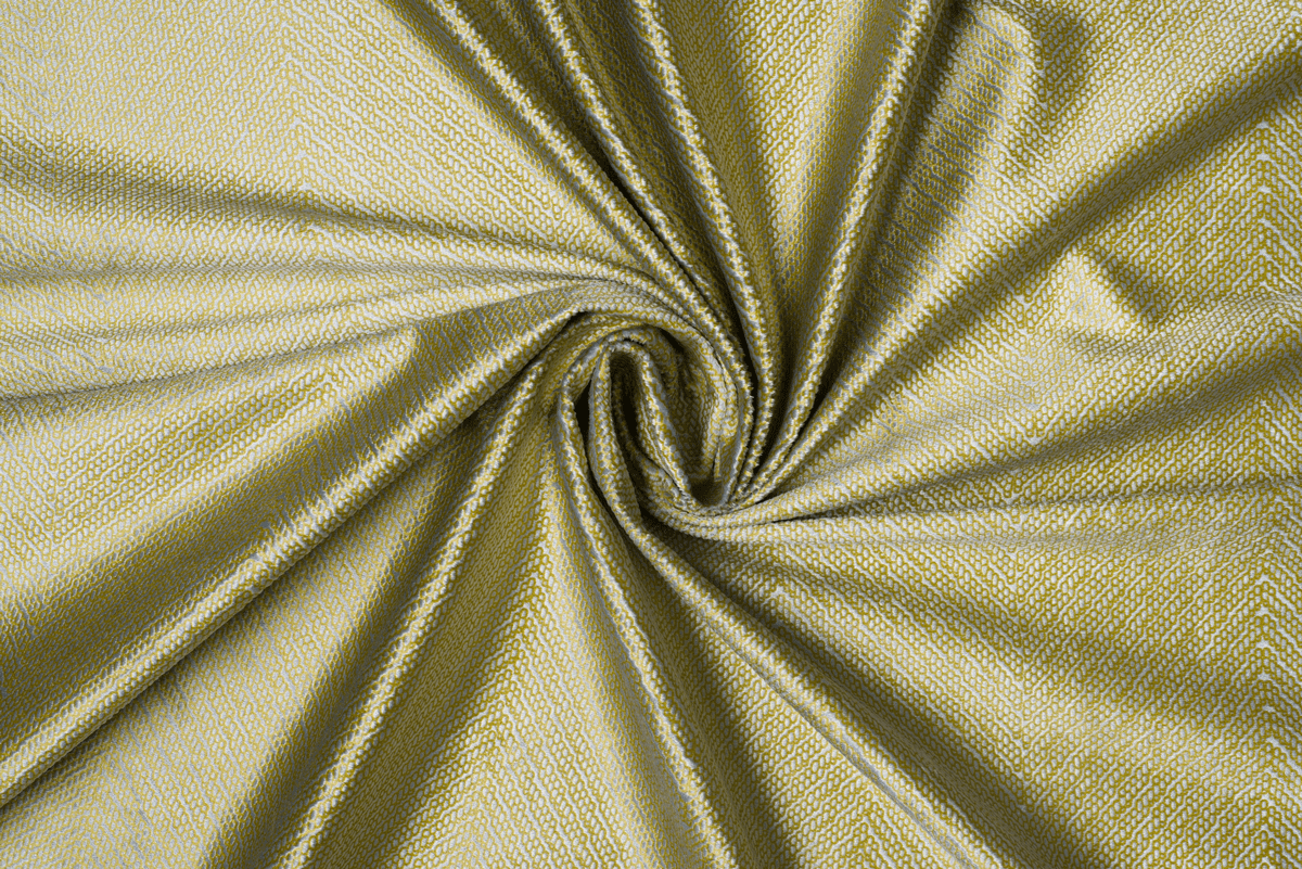 rapsodia green colored material curtain