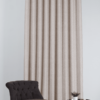 segovia white colored material curtain