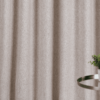 segovia white colored material curtain