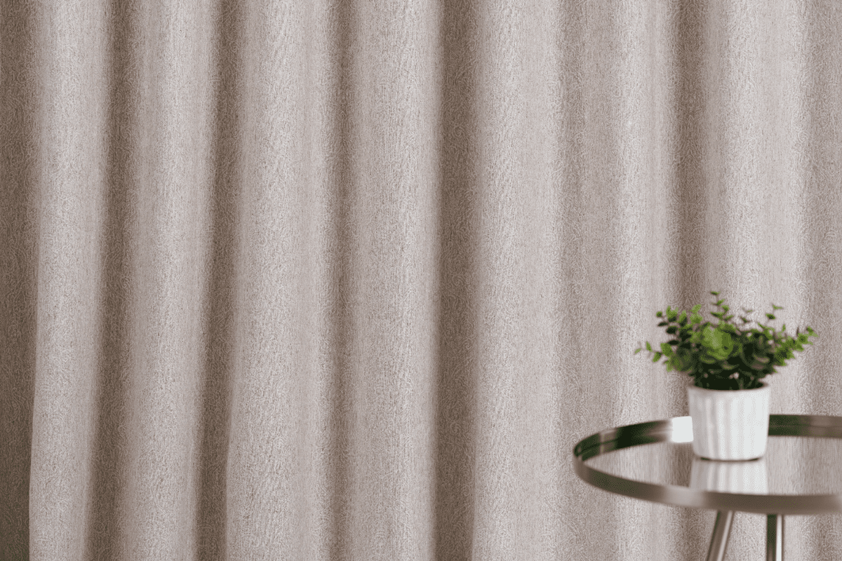 segovia white colored material curtain