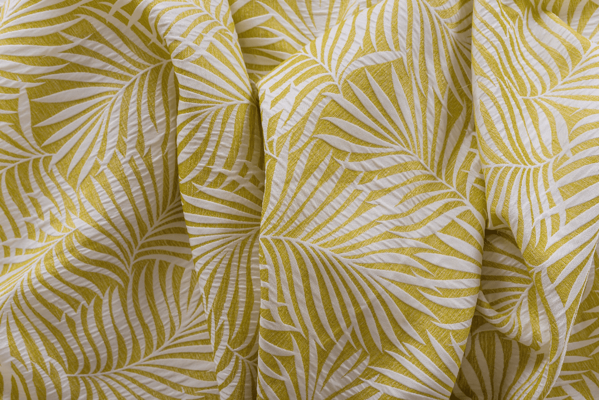 azaria yellow colored material curtain