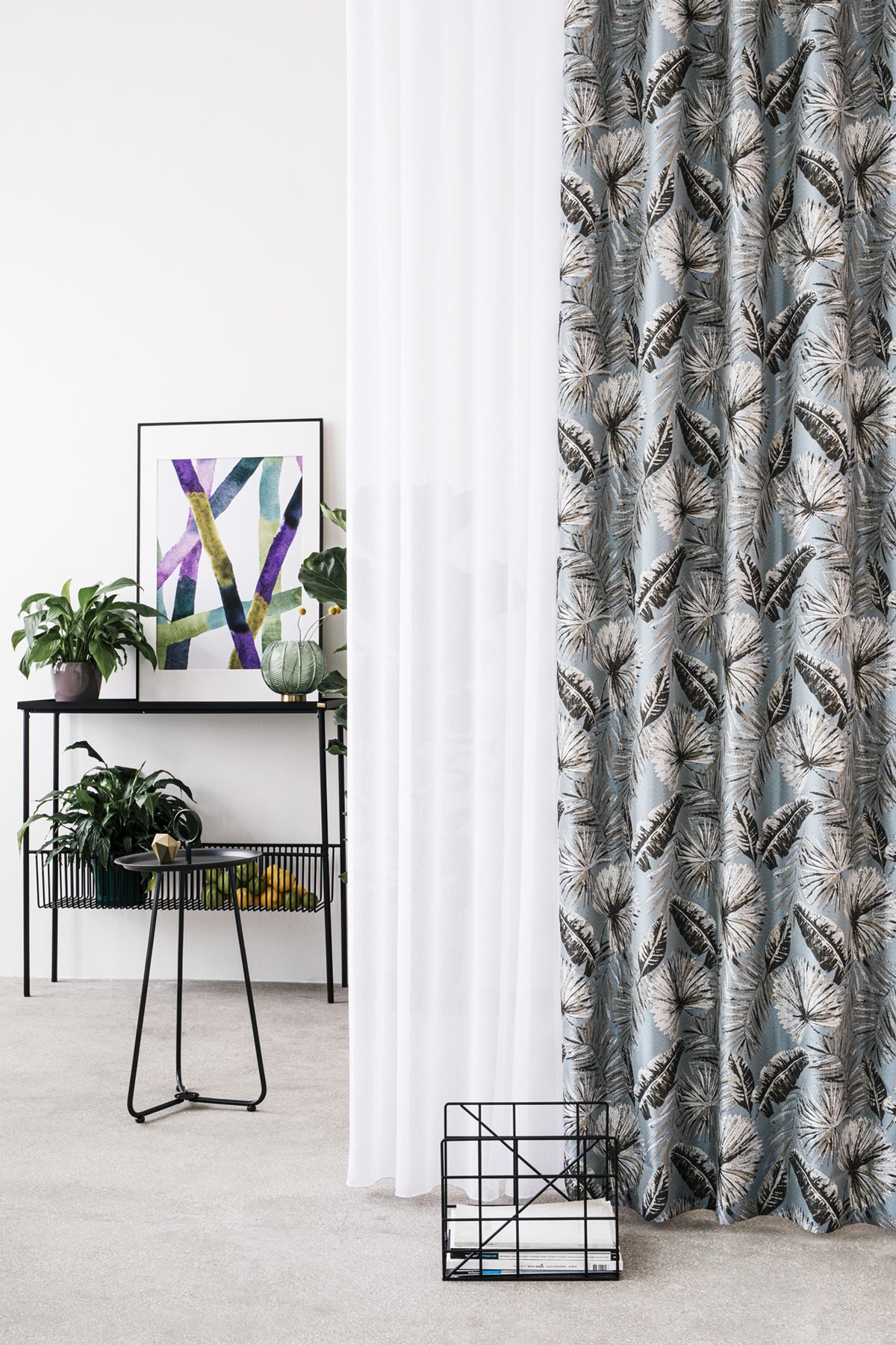 Euphoria blue colored material