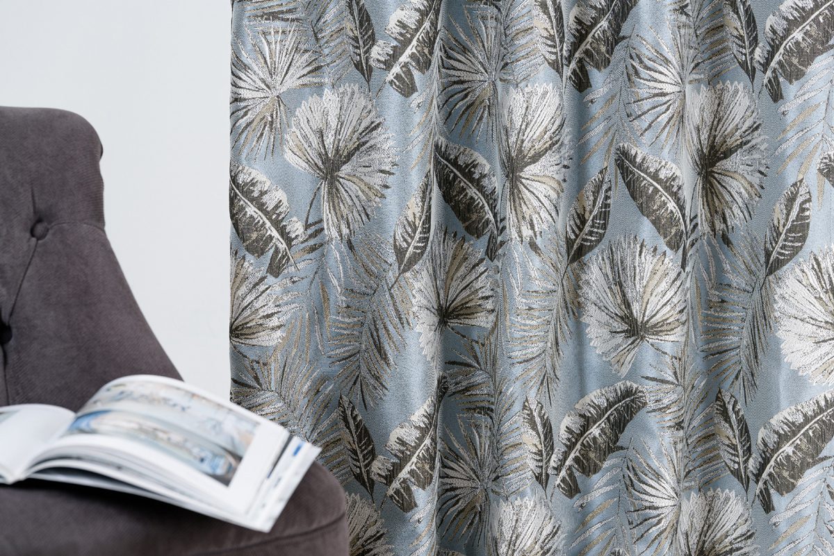 Euphoria blue colored material