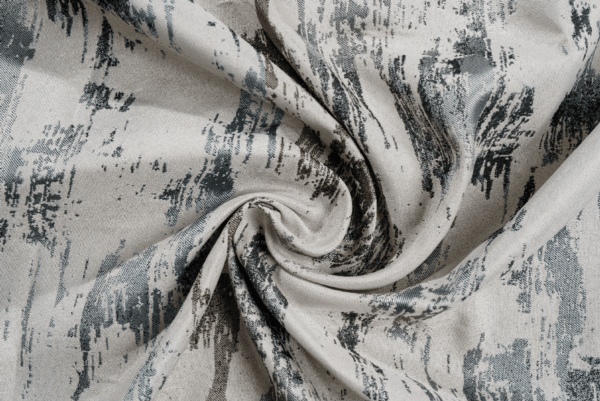 fusion grey colored material curtain
