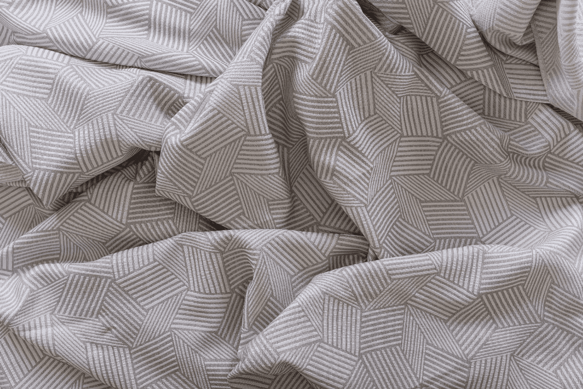 graphen white colored material curtain