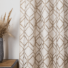 kubo beige colored material curtain