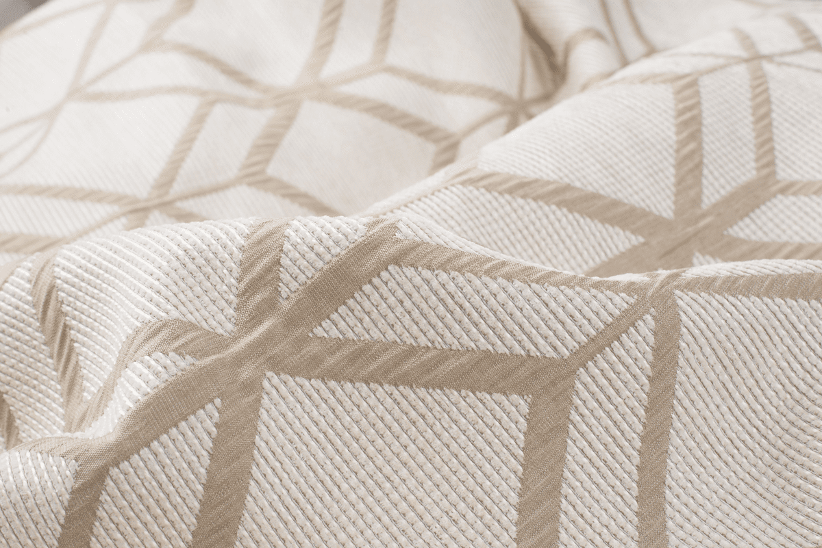 kubo beige colored material curtain