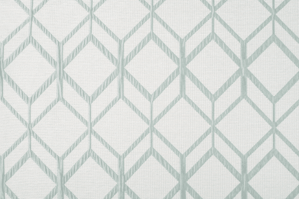 kubo green colored material curtain