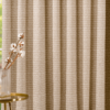 lusso beige colored material curtain