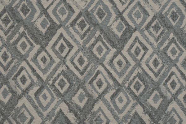 moroccan blue colored material curtain