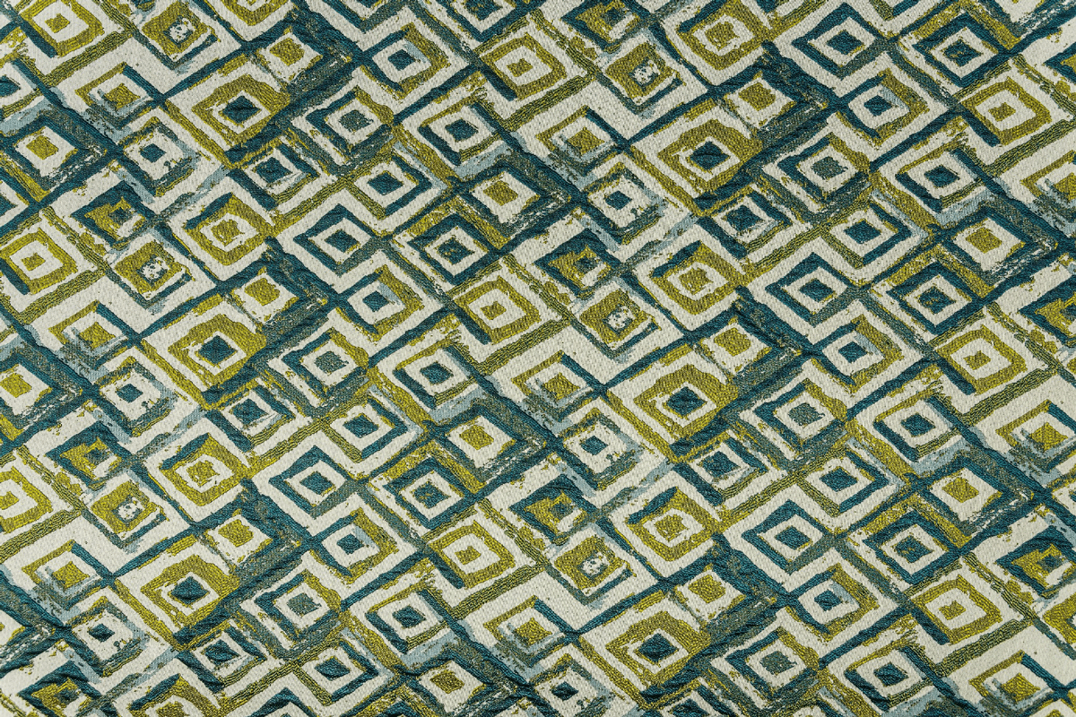 moroccan green colored material curtain