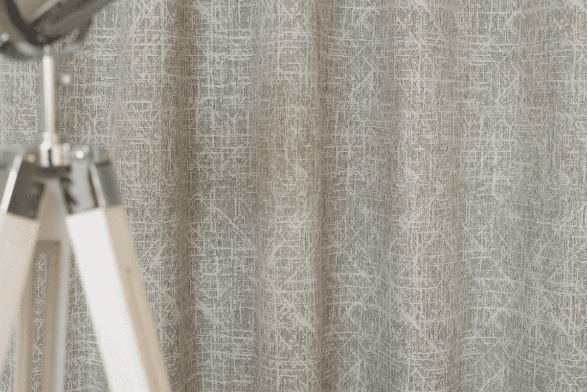 graphen green colored material curtain