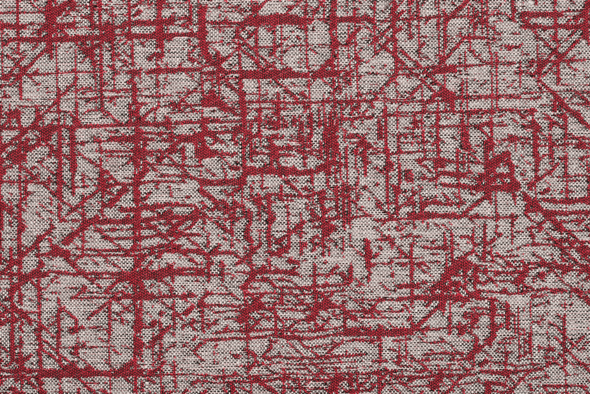 oscar red colored material curtain