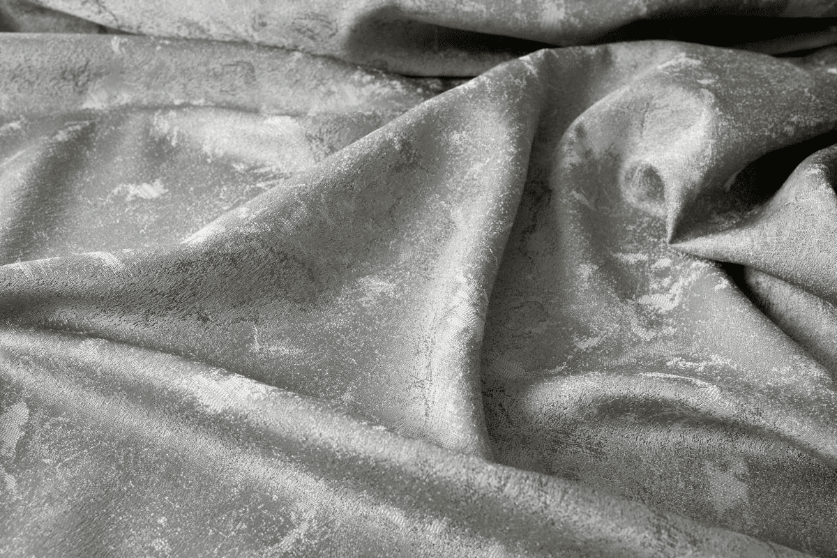 essenza grey colored material curtain