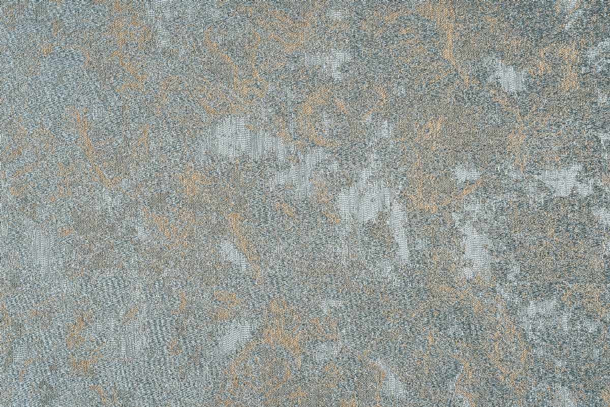 essenza blue colored material curtain