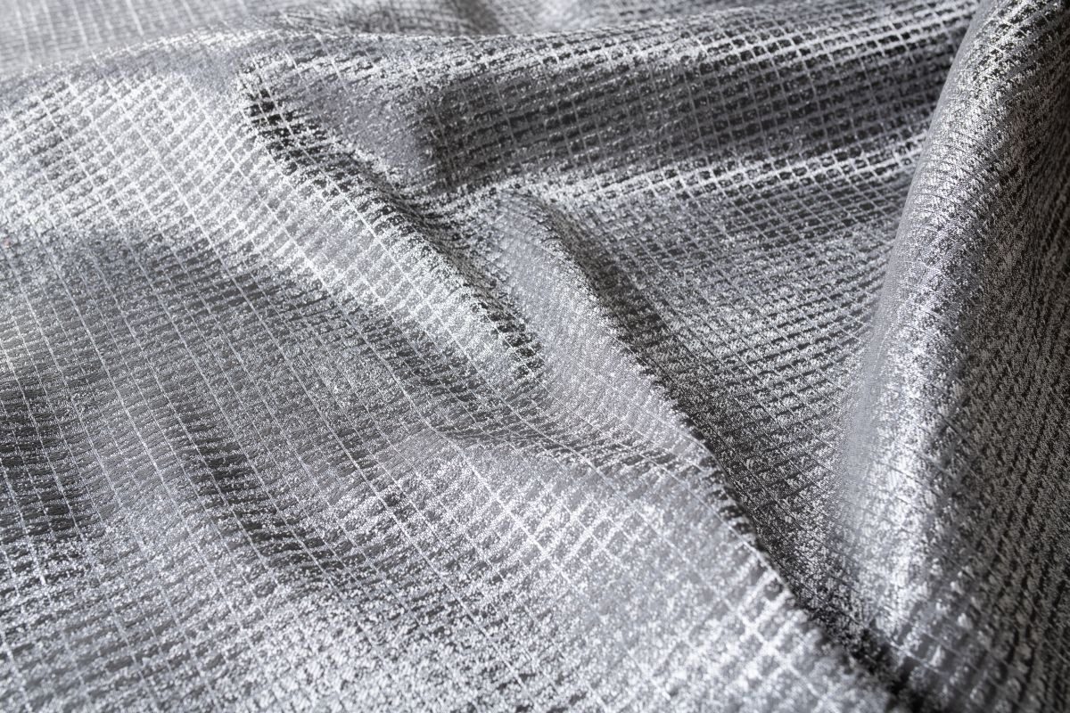 Azure grey colored material