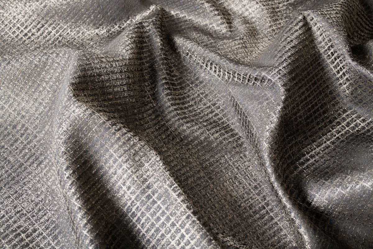 Azure grey colored material