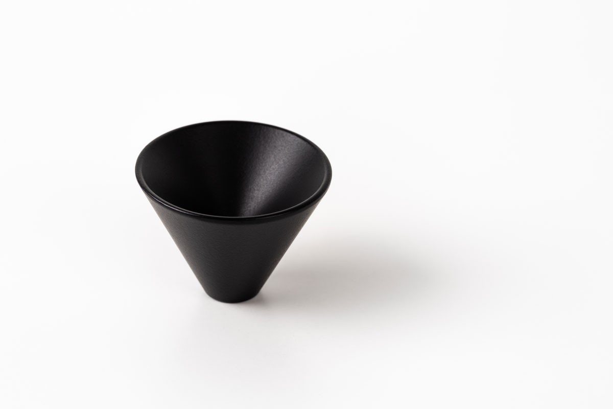 Conic black knobs