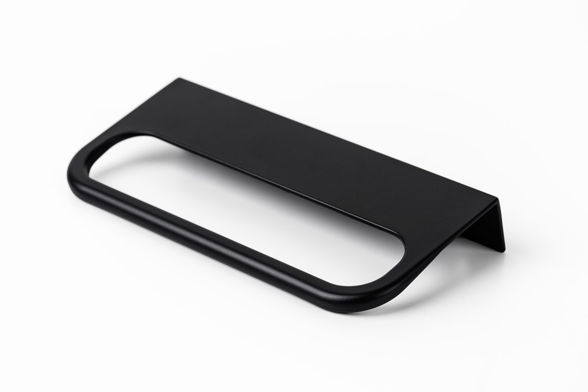 Rim matt black handles
