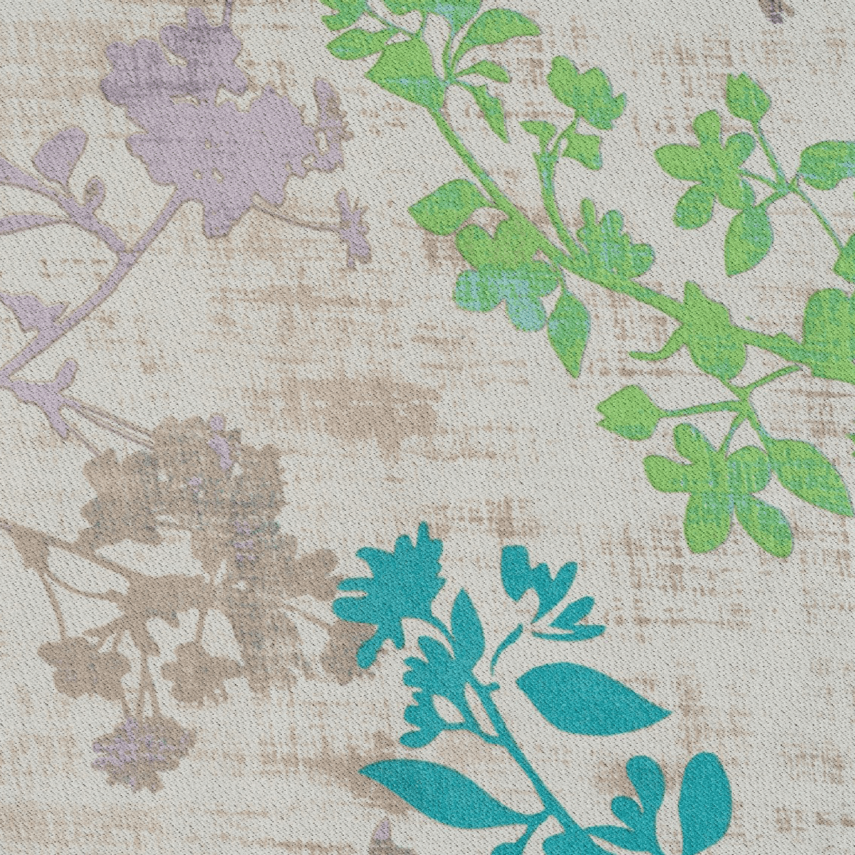 serenity blue colored material curtain