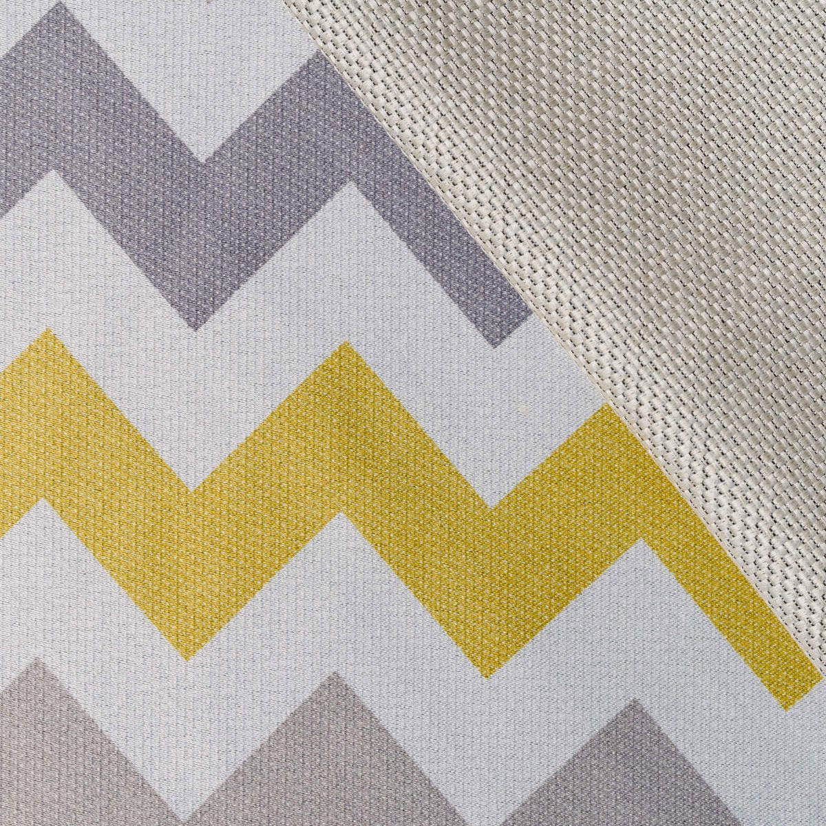 icarus yellow colored material curtain