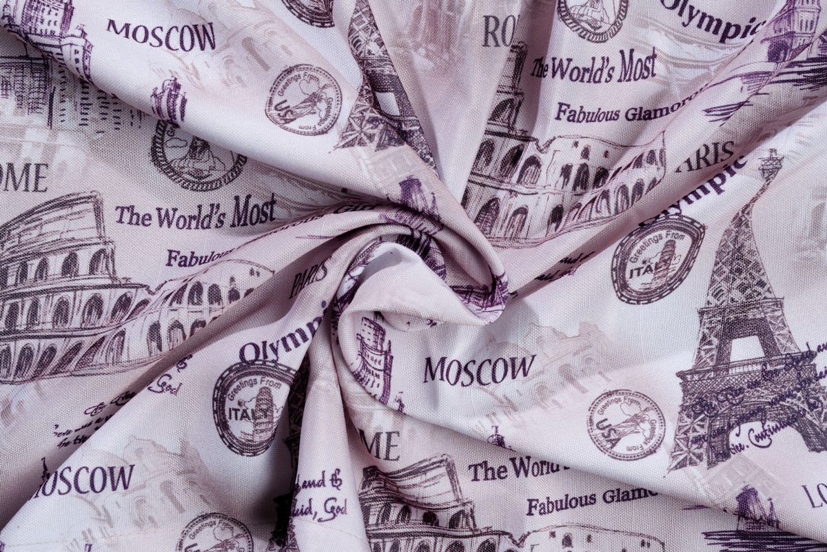 city grey colored material curtain