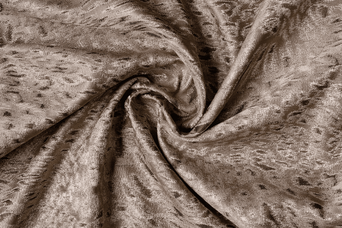 fiume beige print curtain