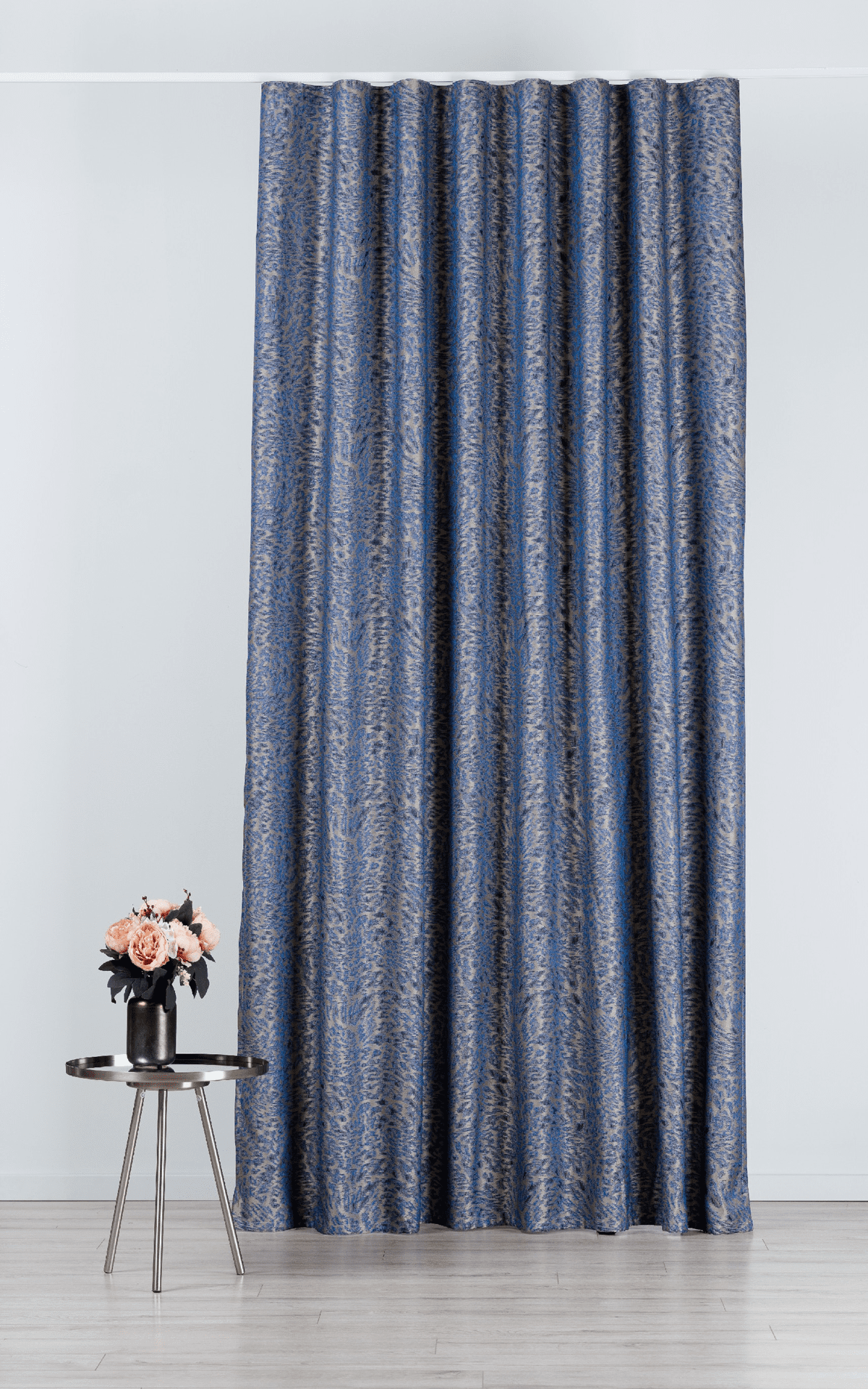 fiume blue print curtain