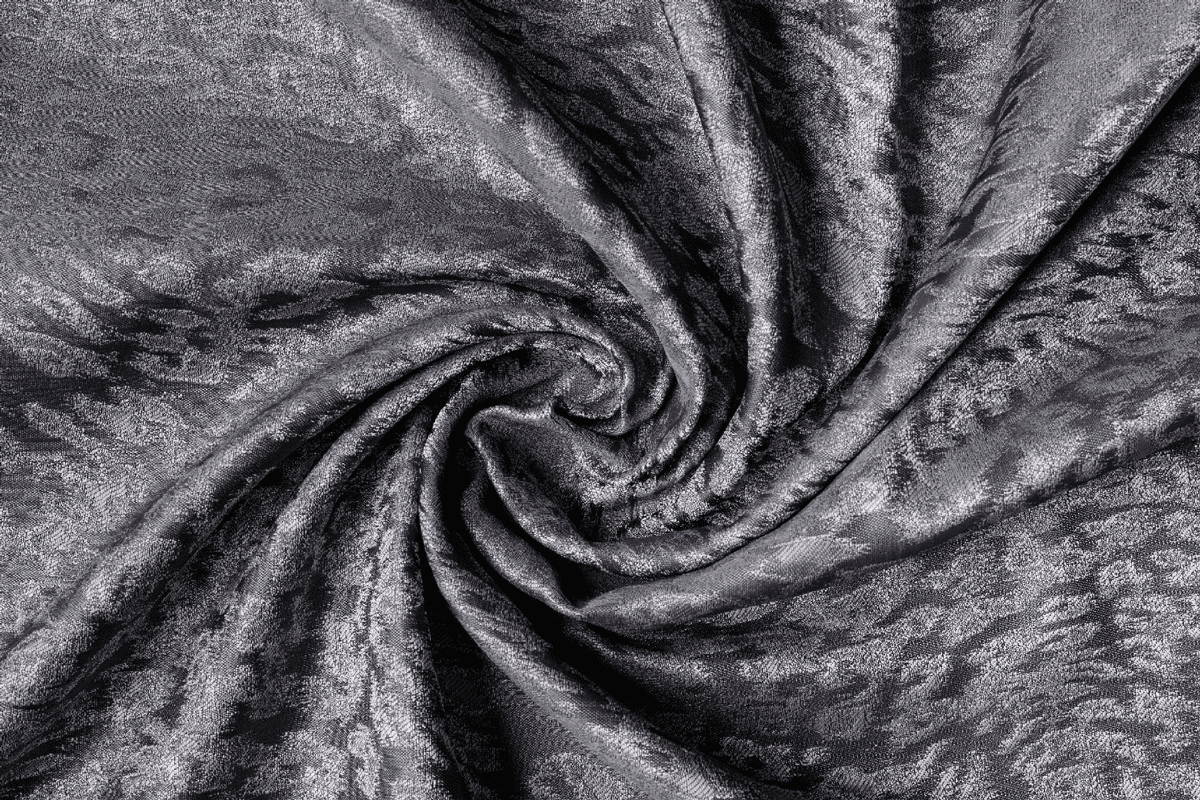 fiume grey print curtain