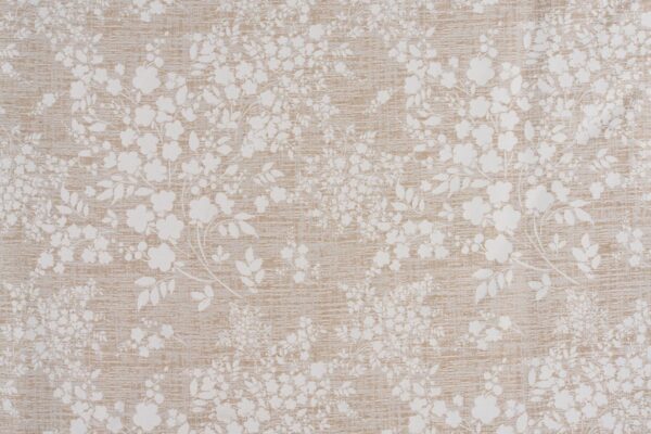 effie beige print curtain